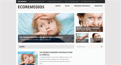 Desktop Screenshot of ecoremedios.com